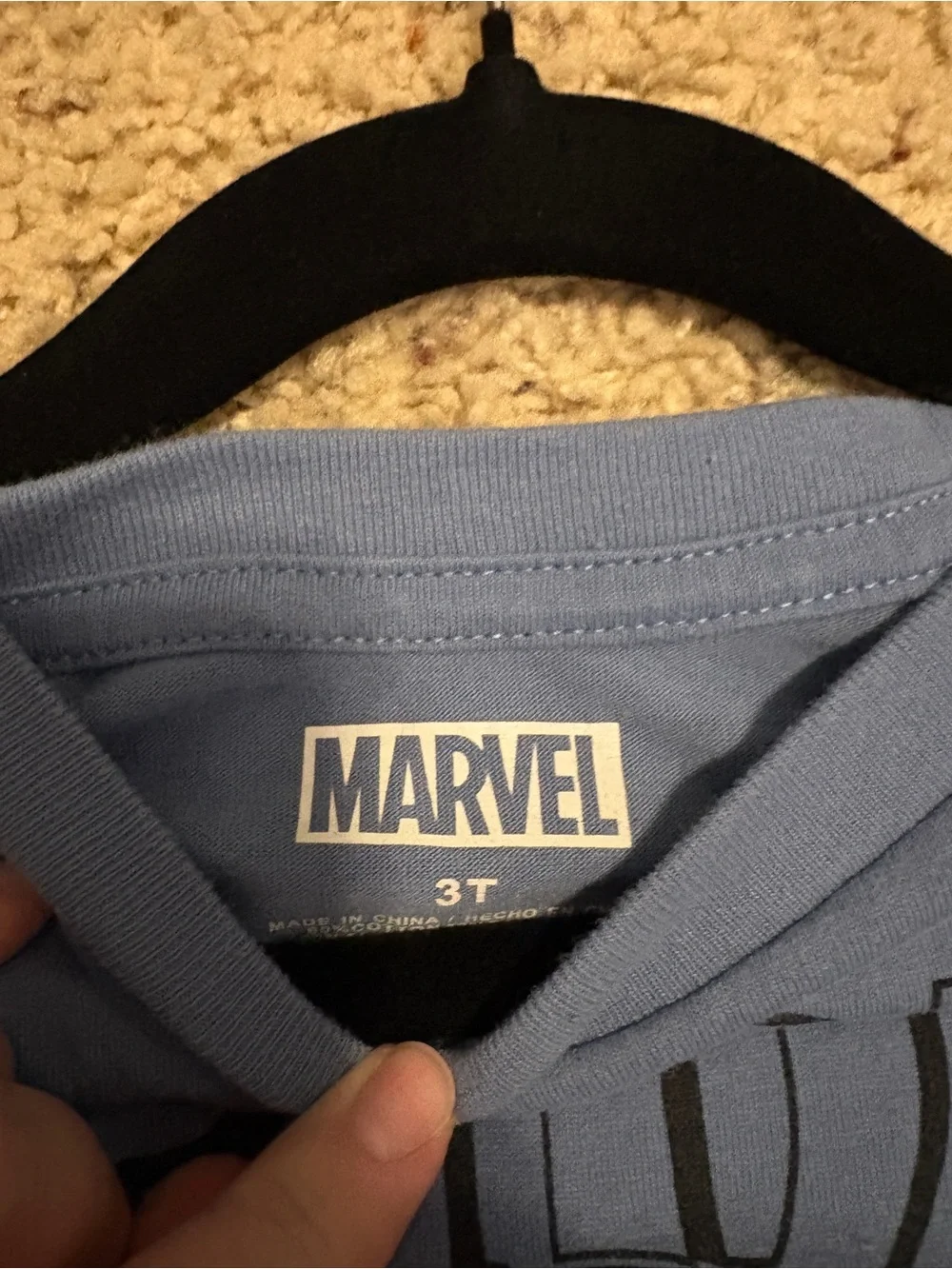 Marvel Light Blue Spidey Graphic Tee